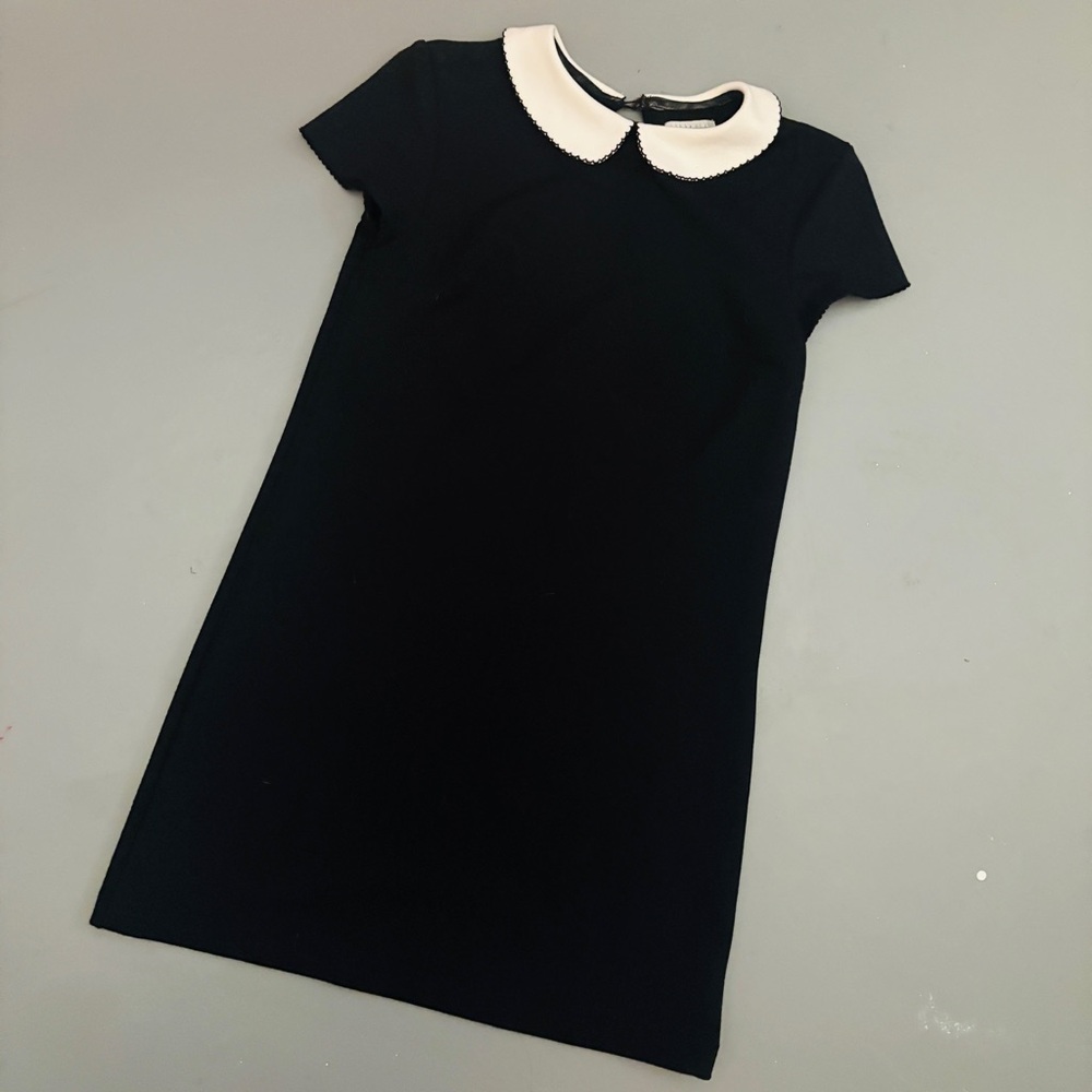 Urban Outfitters Classic Black Dress with White Collar